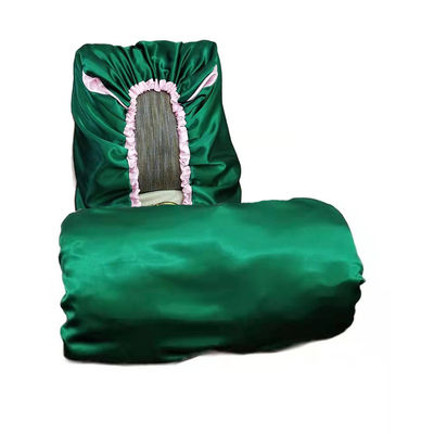 Fashion Ruffles Satin Personalized Pillow Cases 40*26 Inches Double Layer