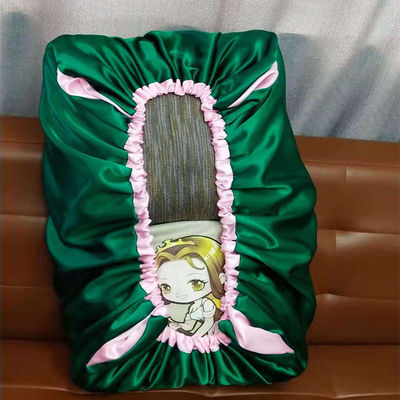 Fashion Ruffles Satin Personalized Pillow Cases 40*26 Inches Double Layer