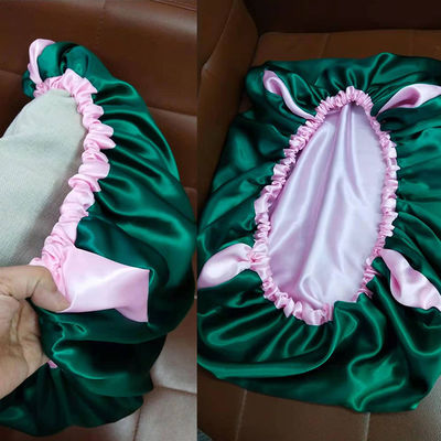 Fashion Ruffles Satin Personalized Pillow Cases 40*26 Inches Double Layer