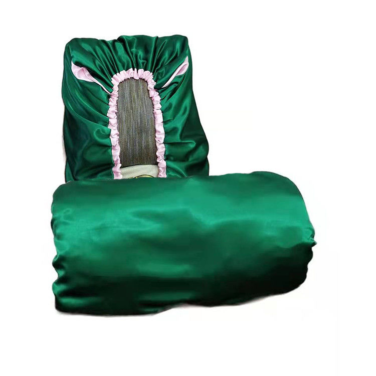 Fashion Ruffles Satin Personalized Pillow Cases 40*26 Inches Double Layer